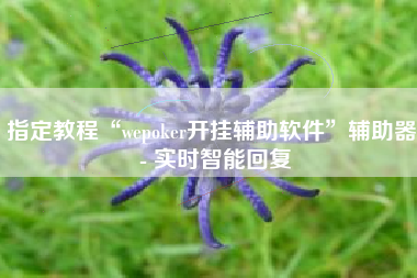 指定教程“wepoker开挂辅助软件	”辅助器 - 实时智能回复