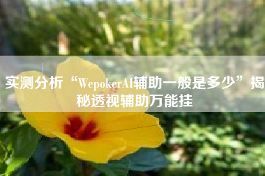 实测分析“WepokerAI辅助一般是多少”揭秘透视辅助万能挂