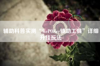 辅助科普实测“WePOKer辅助工具	”详细开挂玩法