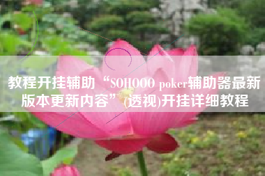 教程开挂辅助“SOHOOO poker辅助器最新版本更新内容”(透视)开挂详细教程