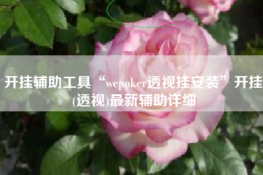 开挂辅助工具“wepoker透视挂安装	”开挂(透视)最新辅助详细