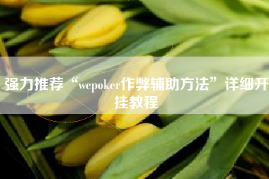 强力推荐“wepoker作弊辅助方法”详细开挂教程