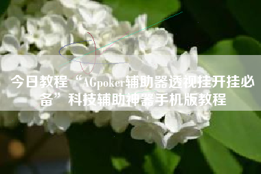 今日教程“AGpoker辅助器透视挂开挂必备	”科技辅助神器手机版教程
