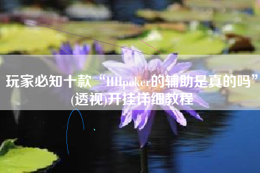 玩家必知十款“HHpoker的辅助是真的吗”(透视)开挂详细教程