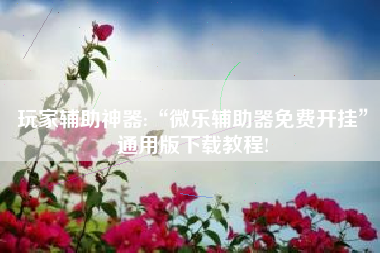 玩家辅助神器:“微乐辅助器免费开挂	”通用版下载教程!