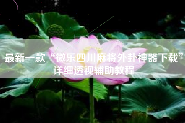 最新一款“微乐四川麻将外卦神器下载	”详细透视辅助教程