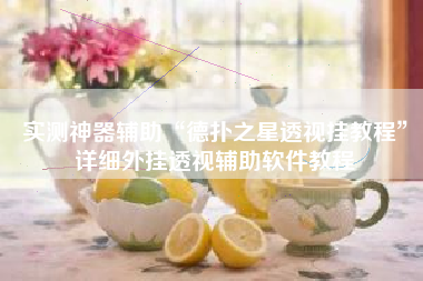 实测神器辅助“德扑之星透视挂教程”详细外挂透视辅助软件教程