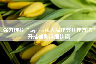强力推荐“wepoker私人局作弊开挂方法”开挂辅助详细步骤