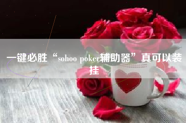 一键必胜“sohoo poker辅助器	”真可以装挂