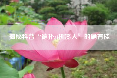 揭秘科普“德扑ai机器人	”的确有挂