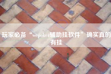 玩家必备“wepoker辅助挂软件	”确实真的有挂