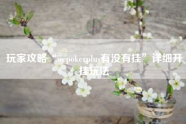 玩家攻略“wepokerplus有没有挂	”详细开挂玩法