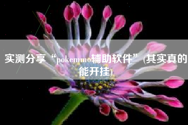 实测分享“pokemmo辅助软件”(其实真的能开挂)